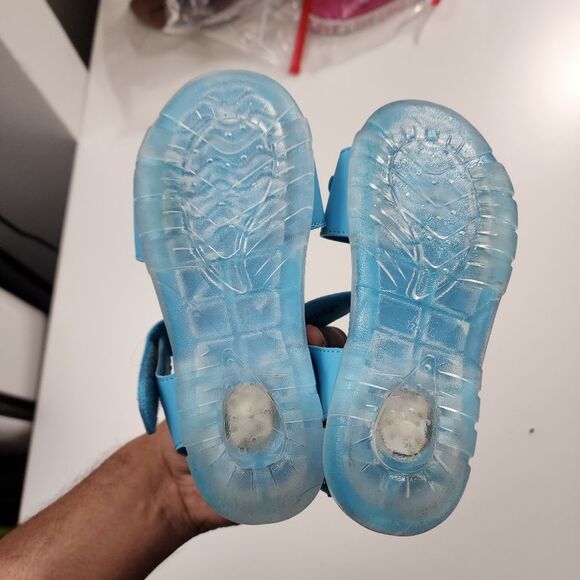 H&M Unisex Boys Girls Toca Life Blue Multicolor Light Up Sandals Size 11 - Picture 8 of 16